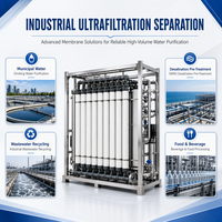 Module de membrane d'ultrafiltration à fibres creuses, cartouche filtrante UF 5000L/heure, garantie 1 an pour la purification de l'eau potable