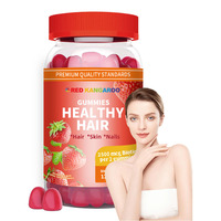 Gummies à la biotine fabriquées en usine OEM pour femmes, maintien de l'élasticité de la peau, promotion de la croissance des cheveux, gummies pour cheveux sains