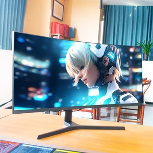 จอคอมพิวเตอร์ OEM 4K 5K ขนาด 34 49 นิ้ว 165Hz 240Hz จอโค้ง LCD สำหรับเล่นเกม OEM ODM ขนาด 24 นิ้ว 34 นิ้ว 165Hz LED โค้ง UltraWid - Product Image 1