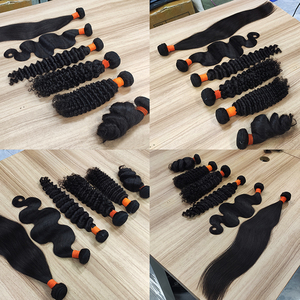 Mechones de pelo humano brasileño de visón, cabello alineado con cutícula virgen, grado 10A, sin procesar, venta al por mayor, vendedores de cabello virgen - Product Image 2