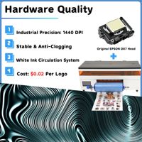 Pengiriman Cepat AS Printer DTF UV A3 EPS DX7 untuk Kotak Hadiah Akrilik, Kaca, Logam, Casing Ponsel, Mesin Printer Stiker UV DTF