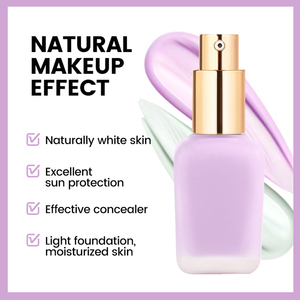 Prebase de Maquillaje Vegana de Marca Privada, Base Hidratante para el Cuidado de la Piel, para Todo Tipo de Piel, Dos Colores, Crema Aislante - Product Image 5