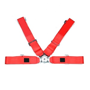 JDMotorsport88 JDM Sabuk Pengaman Kursi 4 Titik, Sabuk Pengaman Mobil Balap Universal <span class=keywords><strong>FIA</strong></span> 2026 - Product Image 3
