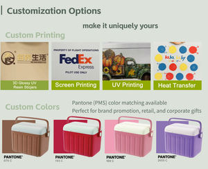 Портативный охладитель для напитков на 6 банок с ручкой, OEM, для продаж и корпоративных подарков от производителей - Product Image 6