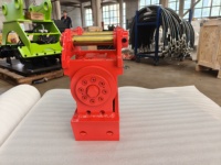 AORIS Powertilt Hydraulic Double Lock MS01 MS03 Hydraulic Tilt Quick Coupler Hitch untuk Excavator Mini 1-3T