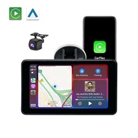 Écran portable Carplay de 7 pouces, lecteur DVD de voiture, Airplay, Miracast, sortie audio, lecteur multimédia, écran tactile
