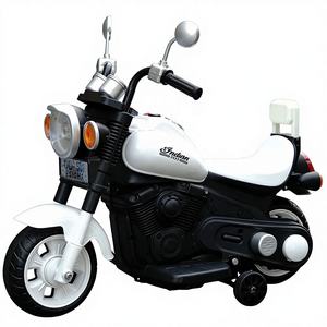 Motocicleta Eléctrica para Niños, Triciclo Recargable para Niños y Niñas, Juguete con Asiento, Batería de Doble Tracción, Plástico, de 3 a 6 Años - Product Image 1