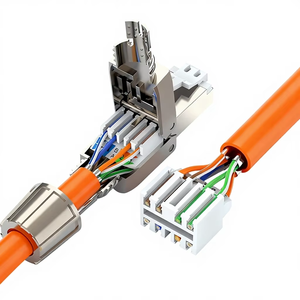 Connecteurs RJ45 Cat5e Cat6 Cat7 sans outil, 1000 Mbps Gigabit, à branchement rapide pour réseau domestique, installation DIY rapide - Product Image 2
