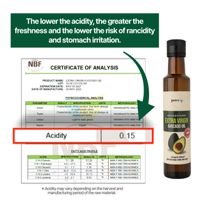 Huile d'avocat extra vierge Pureby 100% pure, huile d'avocat pressée à froid, non raffinée, huile de support naturelle pour le corps et le visage - Product Image 4