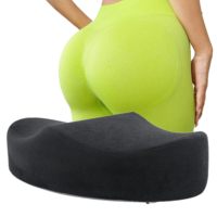Coussin de rehaussement fessier en mousse à mémoire de forme brésilienne avec support dorsal – Ensemble de coussins confortables et fermes pour BBL