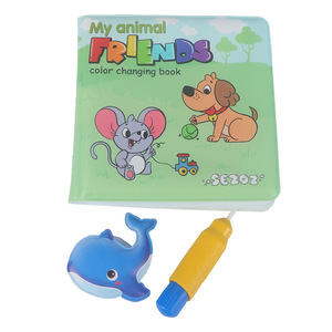 Juguetes educativos infantiles para niños, bonito y suave Reconocimiento de colores, PEVA impermeable, libro flotante para el baño del bebé - Product Image 1