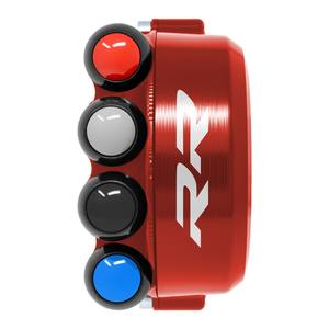 Cubierta de control del acelerador con interruptor integrado en el manillar para BMW S 1000 RR (Racing) (Rojo) - Product Image 1