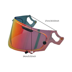 Cascos de Carreras con Lente Plana Compatibles con <span class=keywords><strong>ARAI</strong></span> RX7X/XD/NE0/VX/GX, Cambio de Color, Antivaho, Control de Volumen, Aptos para Uso Diurno/Nocturno - Product Image 4