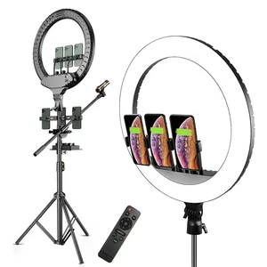 Professional 18 Inch 45cm Led 45w 3000-6000K Ringlight Photography Selfie Makeup Live Stream Fill Ring Lamp Light