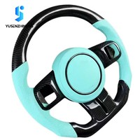Volante Deportivo Personalizado de Fibra de Carbono para Jeep Wrangler Jk Compass Grand Cherokee Rubicon Sahara 2011 2012 2013 2014 2015