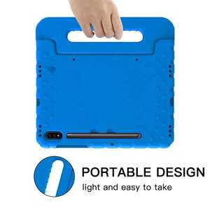 Funda Protectora para Tablet HGD para Samsung Tab S7 de 10.8 Pulgadas y S8 de 11 Pulgadas 2022, Apta para Niños, de Espuma EVA, Resistente a Golpes, con Soporte Plegable - Product Image 3