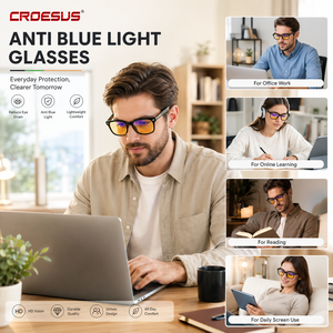 <span class=keywords><strong>Occhiali</strong></span> <span class=keywords><strong>da</strong></span> Computer con Montatura Rettangolare Leggera Personalizzabile, <span class=keywords><strong>Occhiali</strong></span> Anti <span class=keywords><strong>Luce</strong></span> <span class=keywords><strong>Blu</strong></span> Unisex per Uomo e Donna - Product Image 5