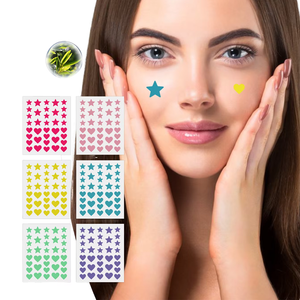 Patch Colorati per Acne con 36 Stelle/Cuori, Assorbenti e Coprenti, Prodotto per la Cura Personale e la Bellezza - Product Image 6