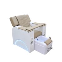 Table de beauté électrique pour ongles et cils avec fonction de massage des pieds et fauteuil inclinable - Mobilier commercial pour salons et hôtels