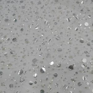 Tela de Vestido con Lentejuelas Marrones y <span class=keywords><strong>Plumas</strong></span> Brillantes de Shaoxing - Product Image 2