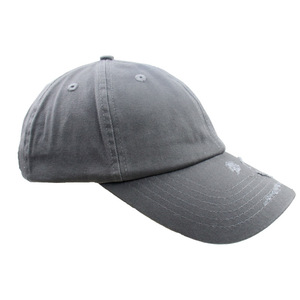 Gorra de béisbol desgastada con agujero desgastado retro americano personalizado para hombre Rock and Roll Soft Top Ripped Dad Hat - Product Image 4