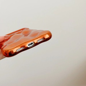 Custodia Morbida in TPU 3D con Effetto Onde d'Acqua e Meteorite per <span class=keywords><strong>iPhone</strong></span> Air <span class=keywords><strong>11</strong></span> 12 13 14 15 16 17 <span class=keywords><strong>Pro</strong></span> Max, Protezione Fotocamera, <span class=keywords><strong>Cover</strong></span> Lucida <span class=keywords><strong>Arancione</strong></span> - Product Image 5