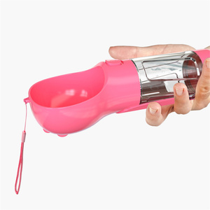 Toptan taşınabilir Pet gıda konteyner ile DispenserTravel su kasesi köpek su şişesi & Poop çanta tutucu köpek şeyler aksesuarları - Product Image 4