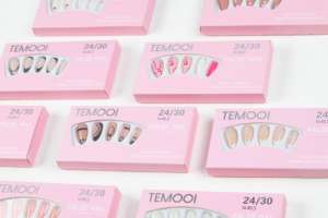 <span class=keywords><strong>Faux</strong></span> ongles à presser de haute qualité, lot de 24 pièces, couvrance totale, styles variés pré-dessinés, réutilisables <span class=keywords><strong>pour</strong></span> usage quotidien, en matériau ABS - Product Image 4
