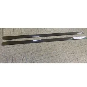 Splitter de jupe d'extension de pare-chocs latéral en fibre de carbone pour Benz C205 W205 S205 C200 C220 C300 C43 C63 AMG 2015 - <span class=keywords><strong>2022</strong></span> - Product Image 5