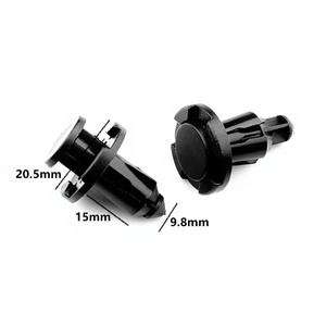 Attache de pare-chocs pour voiture Subaru Tesla, clip de type poussoir de 20,5 mm pour réparation et remplacement de garde-boue, calandre, capot, en matériau PP - Product Image 1