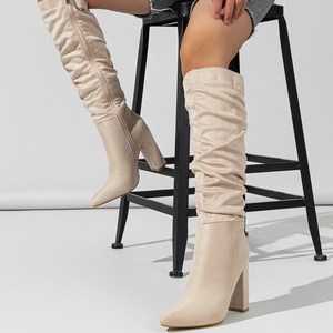 Over the Knee <b>Boots</b> Women New Design Fur Warm Winter Shoes Women Fashion High Heel Thigh High <b>Boots</b> Long Woman Footwear - Product Image 4