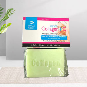 Jabón en Barra de Colágeno Herbal Natural para el Cuidado de la Piel del Cuerpo con Manteca de Karité Orgánica al por Mayor 2025 para Antienvejecimiento, Blanqueamiento e Hidratación - Product Image 2