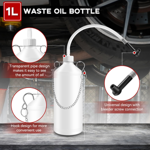 3 L Của Nhãn Hiệu Tự Động Phanh Bleeder Chất Lỏng Công Cụ Nhựa Dầu Thay Đổi Xe Sửa Chữa Công Cụ Để Kiểm Tra Áp Lực Phanh Chảy Máu - Product Image 4