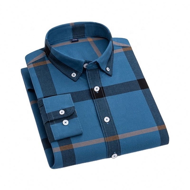 Latest Spring Shirt Customization Plaid Shirt Casual Wear High Quality Classic Style Long Sleeve Men's Shirts