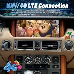 10.25" Qled Screen Car <b>Android</b> Radio GPS Stereo for LAND ROVER Range Rover SC V8 L322 2002~2012 CarPlay Multimedia Video Player - Product Image 2