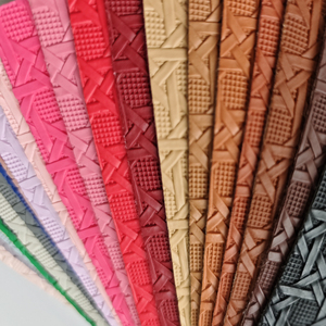 Không thấm nước nổi PVC nhân tạo dệt da Dung môi-miễn phí hệ thống màu sắc cho đồ nội thất hành lý ghế Túi sofa trang trí - Product Image 4