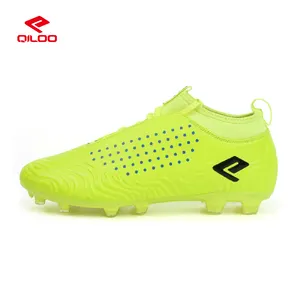 QILOO Customize High Quality Original Football Boots AG Turf Boy's Training Sports Soccer Shoes