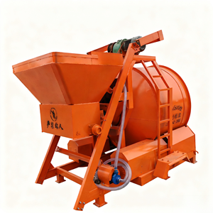 Mezcladora de Concreto Portátil con Neumáticos, Capacidad de Alimentación de 0.6m³ / Capacidad de Salida de 0.35m³, Fácil de Transportar por los Sitios de Construcción - Product Image 2