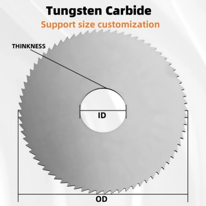 Lame de scie circulaire dentée WL en carbure de tungstène massif pour découpe industrielle de métaux, haute efficacité, pour bois et acier, garantie 2 ans - Product Image 6