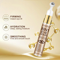 Crème Contour des Yeux au Rétinol et Collagène Marque Blanche avec Rouleau 360° Hydratant, Éclaircissant, Apaisant et Hydratation Profonde