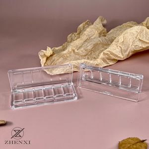 Estuche de Paleta de Sombras de Ojos Acrílico Transparente de 6 Colores, Envase Cosmético Portátil DIY para Contorno - Product Image 3