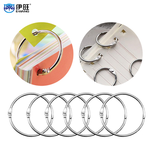 Versatile Stainless Steel Book <b>Rings</b> Loose Leaf Binder <b>Rings</b> for Craft Hoops - Product Image 1