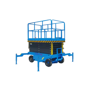 โต๊ะยกไฮดรอลิกเคลื่อนที่เคลื่อนที่เคลื่อนที่ได้ลิฟต์ทำงานทางอากาศมาตรฐาน CE รับรอง - Product Image 6