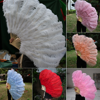 Plume d'autruche noire 15-80 cm, tige fine, plume large teinte, pour centre de table de mariage, décoration artisanale, vente en gros