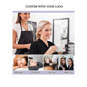 Bata de Salón de Belleza de Alta Calidad con Logotipo Personalizado, Bata de Peluquería Impermeable para Clientes, Capa de Peluquería en Varios Colores - Product Image 5