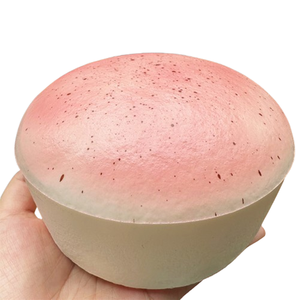 Juguete Educativo de 5 Pulgadas con Forma de Pastel de Queso Rosa Pastel, Auto-Reparable a su Forma Original, Suave al Tacto, Pegajoso, de Rebote Lento, Comida de Juguete - Product Image 1