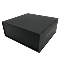 Boîte d'emballage magnétique rigide noir mat, boîte en carton rigide personnalisée pour accessoires de voiture et instruments de précision