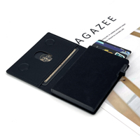 Portefeuille de téléphone en PU de qualité supérieure, magnétique, flexible, porte-cartes élégant pour une utilisation sur le bureau