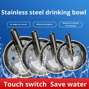 Nuova Ciotola Rotonda in Acciaio Inox per Abbeveraggio Suini con Bevitore Rinforzato e Beccuccio per Maialini e Scrofe Attrezzatura per Allevamento - Product Image 2