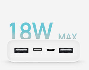 Original mi Power Bank 3 20000mAh PLM18ZM 18W Bidirectional USB‑C PD QC 3.0 ชาร์จเร็ว 3 พอร์ต เครื่องชาร์จแบบพกพา - Product Image 5